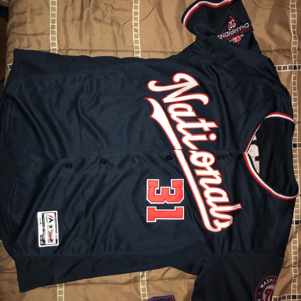 Nationals M. Sherzer Jersey w/ World Series Patch